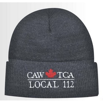 Jersey Cuff Toque Beanie