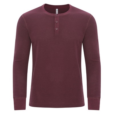 ATC™ Esactive® Vintage Thermal Long Sleeve Henley Shirt